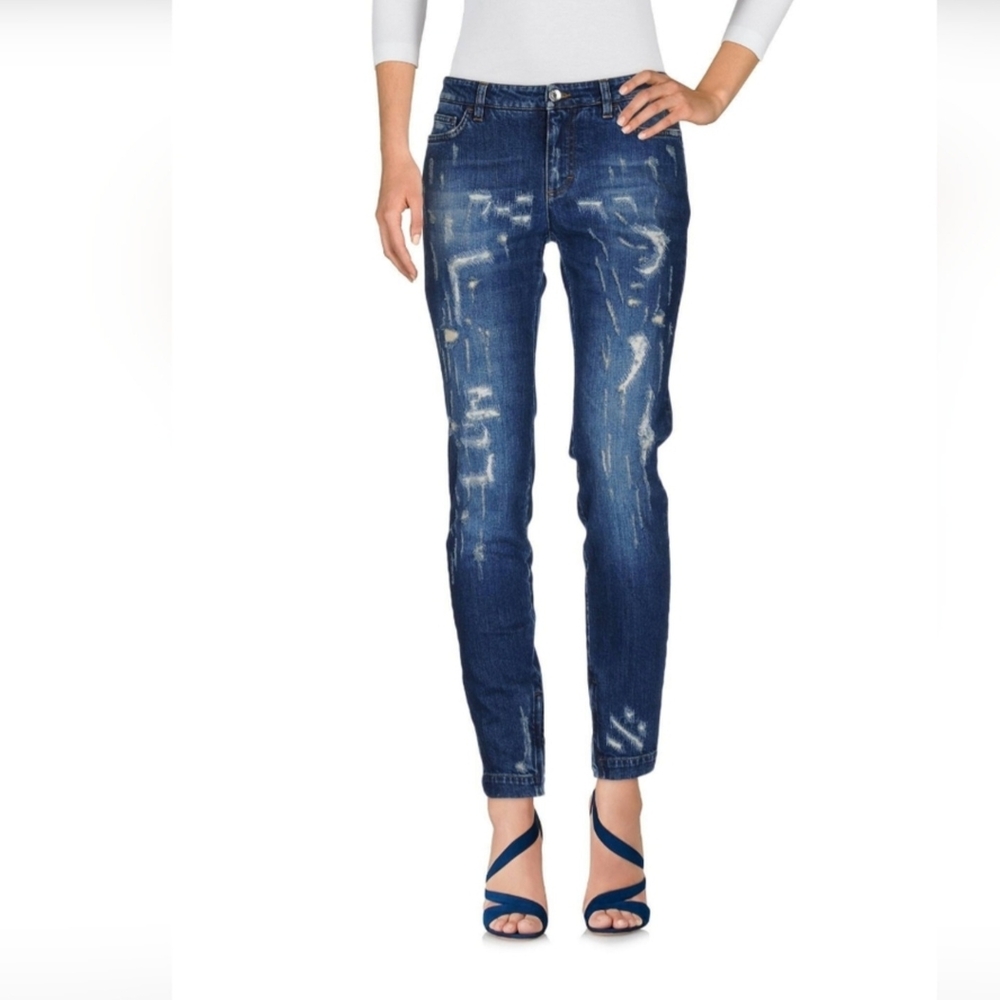 Dolce & Gabbana Dark Blue Skinny Jeans
